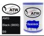 Preview: AMG, Black (9000), B9: 500ml Lackdose, von ATW Autoteile West.